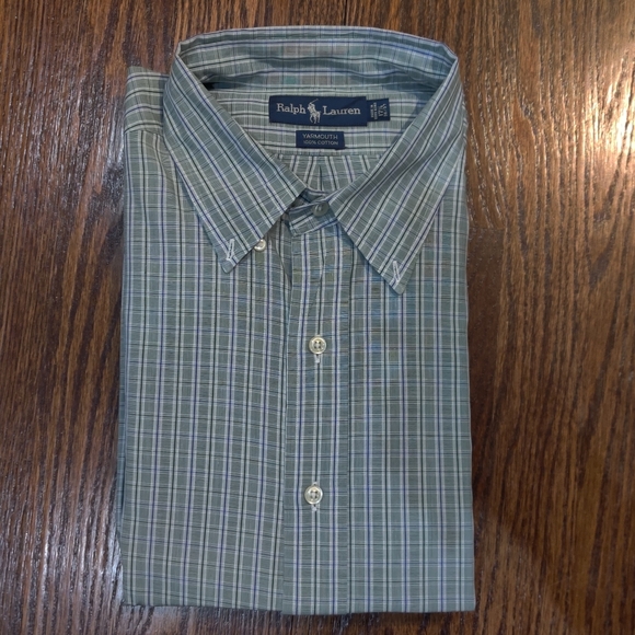 Ralph Lauren yarmouth check long sleev button down - Picture 4 of 6